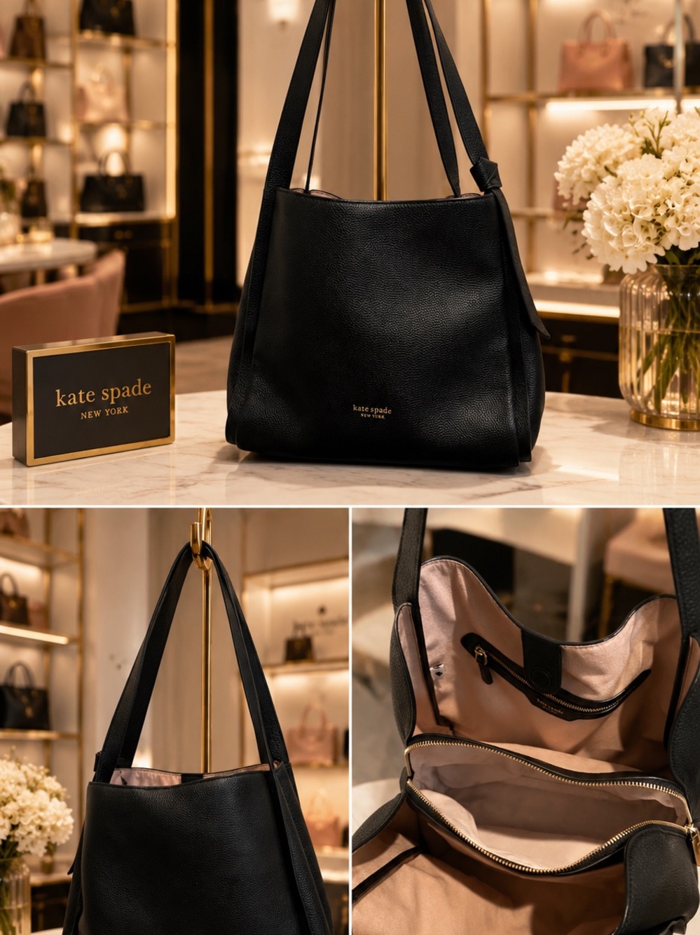 Kate Spade Knott large leather shoulder bag